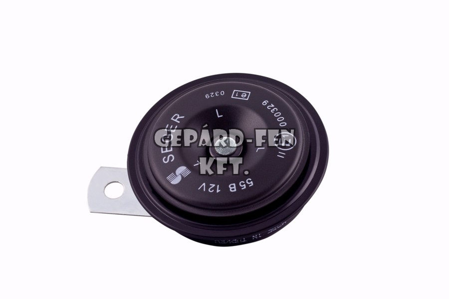 Tányérkürt fém 12V MÉLY (L) 350Hz 118dB átm.: 79mm x 50mm (55BK1200)