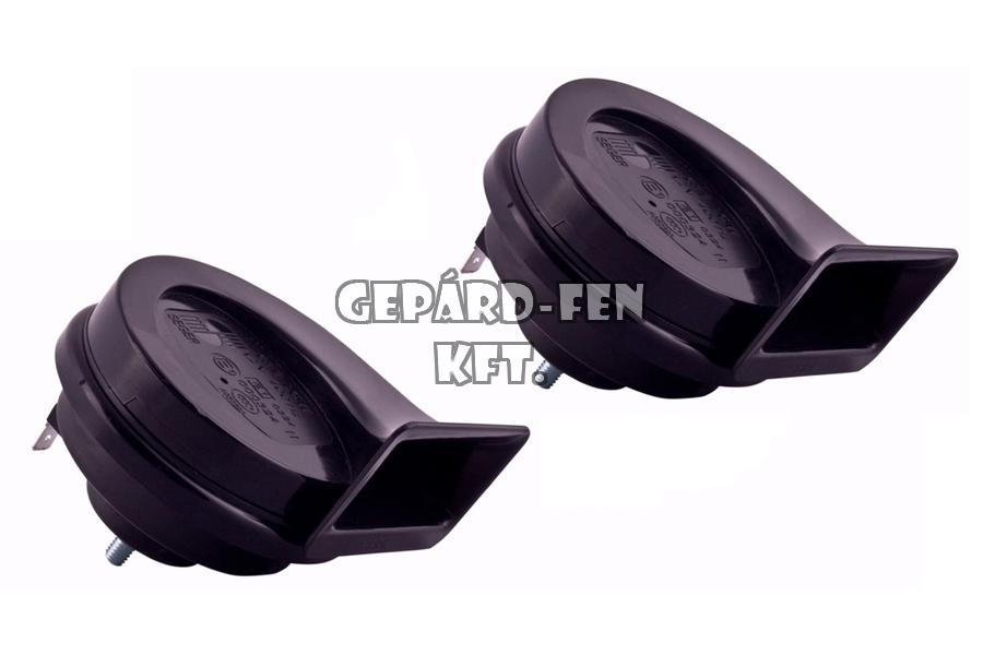Harsona pár relével 12V MÉLY/MAGAS (L/H) 400/500Hz 118dB 86mm x 85mm x 82mm (65BT1202)