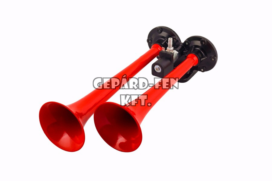 Légkürt Piros 24V 1 szólamú 125dB 96mm x 103mm x 380mm (80AH2400)