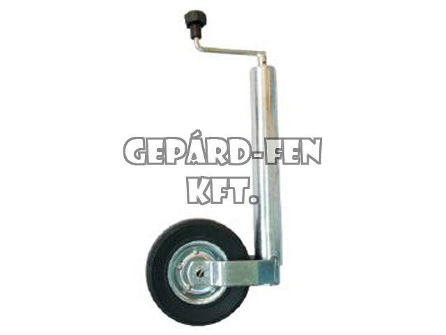 Mankóláb kerékkel NAGY, max. függőleges terhelhetőség: 300kg, magasság: min.: 540 - max.: 760mm, tartó átm.: 60mm, kerék átm.: 220mm - CKM-02