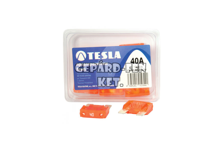 MAXI késes biztosíték 40A - TESLA - 10db