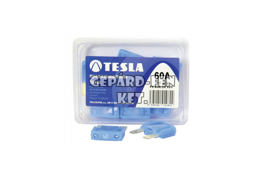 MAXI késes biztosíték 60A - TESLA - 10db