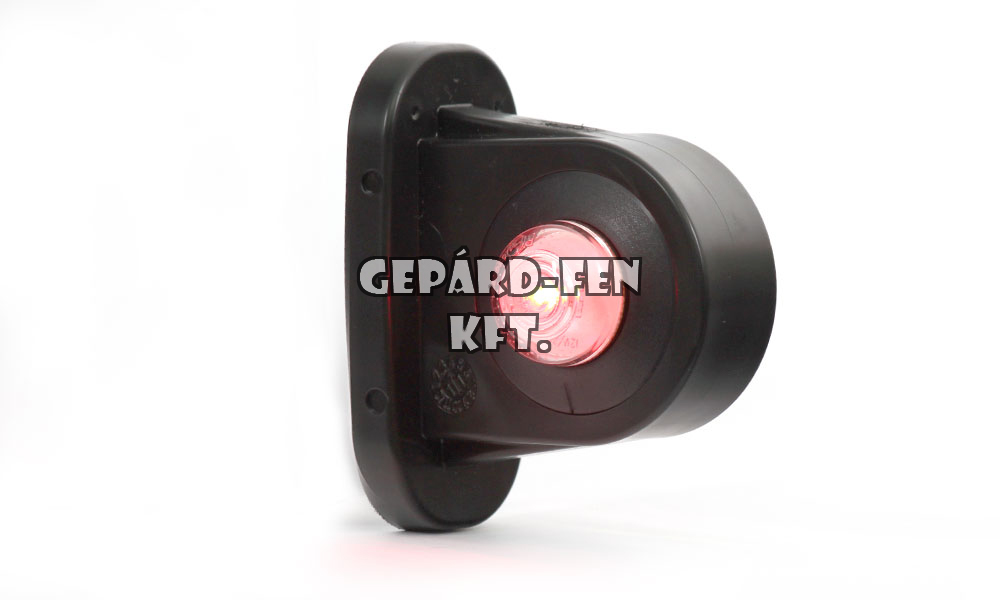 Szélességjelző 12V/24V LEDes piros/fehér kardán tömb JOBB 78mm kinyúlás (137P)