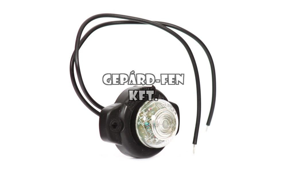 Szélességjelző 12V/24V tükörtojás alakú sárga 3 ledes 56mm (149w)
