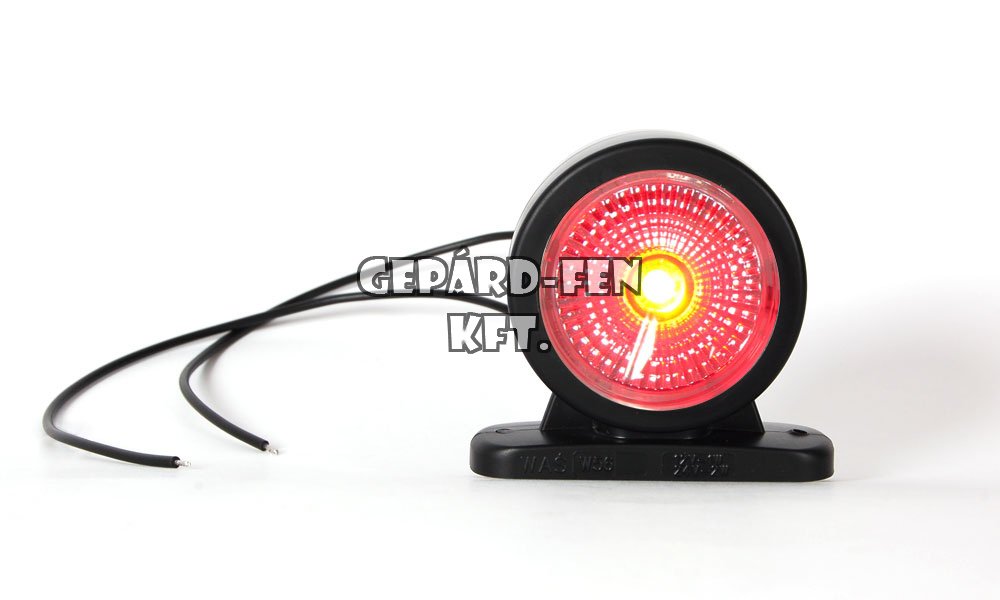 Szélességjelző LED omega 518-W56 Piros fehér 70mm magas