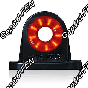 Szélességjelző LED tömör gumiágyban. 507-W21ww