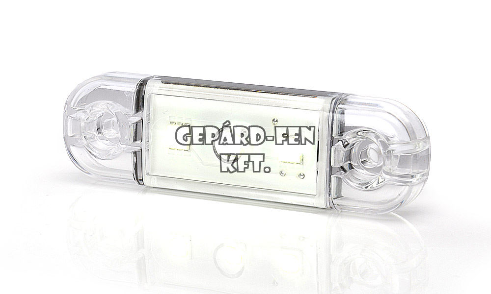 LW 7 tipuscsalád. 723. 12-24V os hosszúkás, de lekerekített alaku belsõ világítás.LAPOS kivitel.3 LED, 1,4W , 70 Lumen teljesítmény.Méretei: 84x22mm. Vastagság: 10,4mm. Furattáv: 61mm. 28 cm bekötési vezetékkel. Hasonló lámpák: WAS0300,301,359.