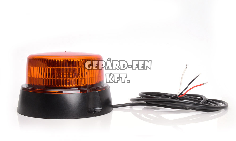 W112,-es tipuscsalád.852.4.SÁRGA LED,-es villogólámpa.8 funkció(12 LED).12-24V,-os kivitel.3 csavarhelyes felfogatással.2 m bekötési kábel.Vízállóság: IP66/68.Méretei: Átm:161,6mm.Mag:112mm.