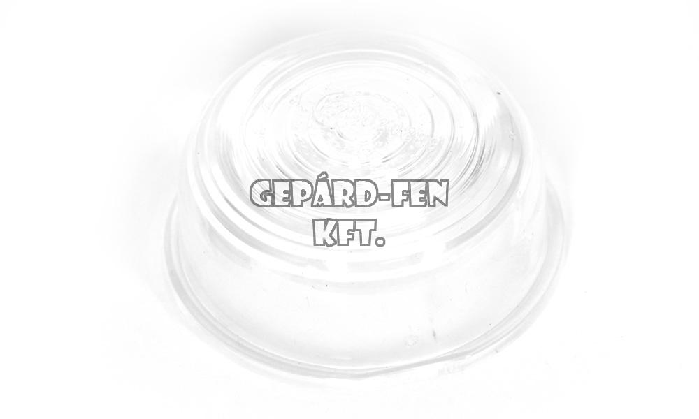 W21,-es tipuscsalád.269B. Kerek FEHÉR BÚRA a karos szélességjelzőkhöz. Átmérő.: 52mm.