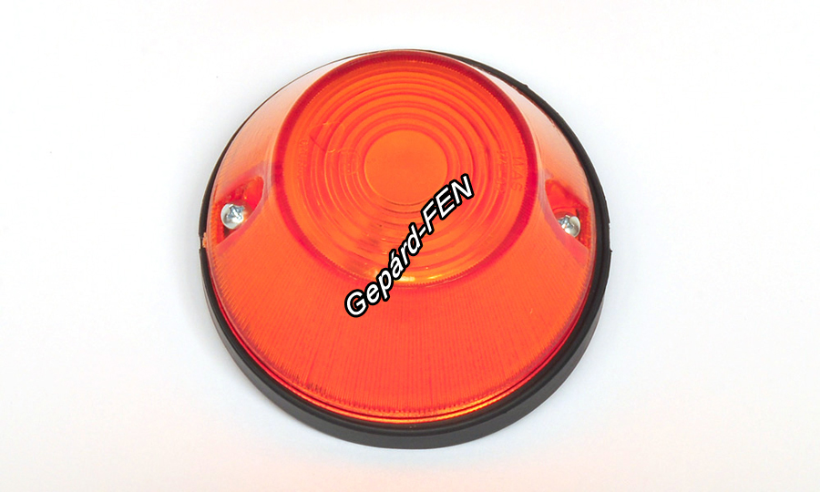 WE92,-es tipuscsalád.14. Univerzális kerek  sárga irányjelző lámpa, cseresznyeizzós foglalattal, izzó nélkül.A megszünt FT-3,-as tipus helyett ajánljuk. Méretei: átm:91X60mm.Vízállóság: IP54. Hasonló lámpa: DAS0280.