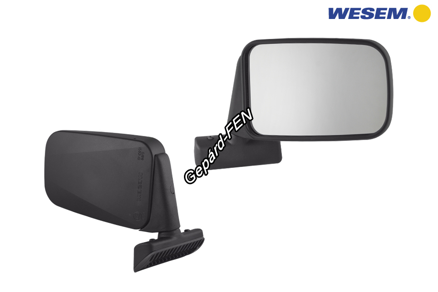 LW1.01903.Univerzális 2 csavaros visszapillantó tükör 170x110mm, csavartáv.: 20-60mm, Lada, Skoda, P125, P126, Zastawa .