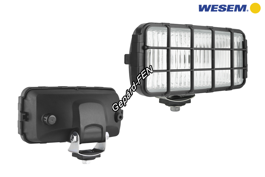 HP4.18269.Közepes méretü ködfényszóró, téglalap alaku fekete műanyag házzal fehér üveggel +védőrács.Méretei: 195x95x88mm. Felfogatás: alul M8,-as csavarral. Teljes magasság: 115mm. H3,-as izzós kialakítás, izzó nélkül. Hp4.-es tipuscsalád.