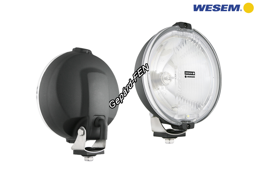 HOS2.38800.Szúrófényű nagy kerek fekete ködfényszóró,műanyag házzal fehérüveggel 1 LED 12V-s körhelyzetjelző 183mm átmérő 97mm mély H3,-as izzó nélkül, de12V,-os T4W izzóval.0,15m bekötési kábellal.