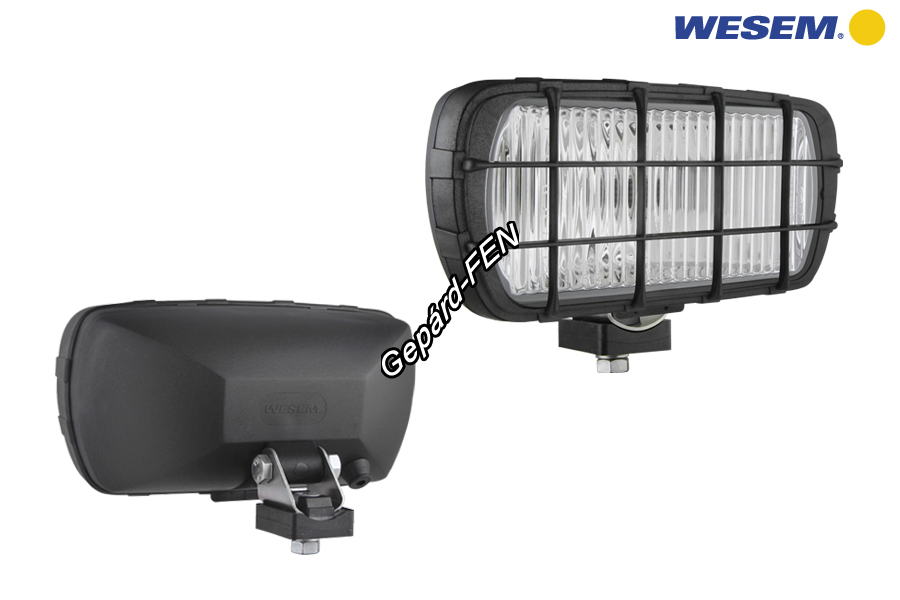 HP1.04717.Univerzális ködfényszóró PÁR téglalap alaku fekete mûanyag házzal fehér üveggel +rács +H3 12V izzó 195mm x 96mm x 83mm. M8,-as felfogatás.Bliszteres kiszerelés.