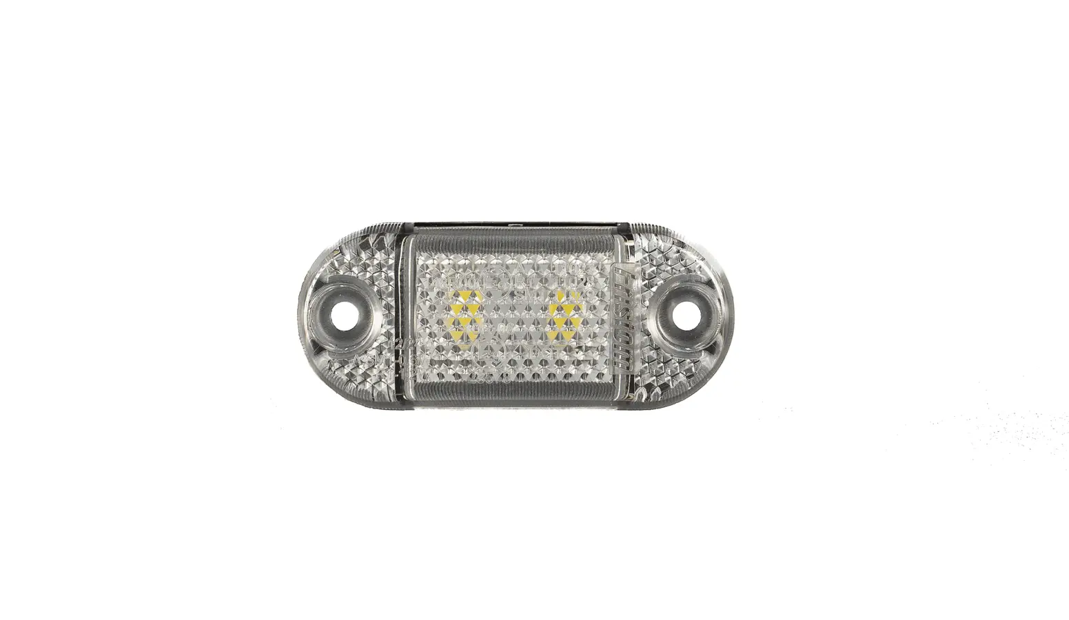 Helyzetjelző 2 LED fehér, 12-36V, 0.15m kábel, 65x28mm, FT-62 B