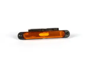 Helyzetjelző LED + prizma + tartó piros, 12-36V, 0,5mm kábel, 168x23mm, FT-65 Z+K