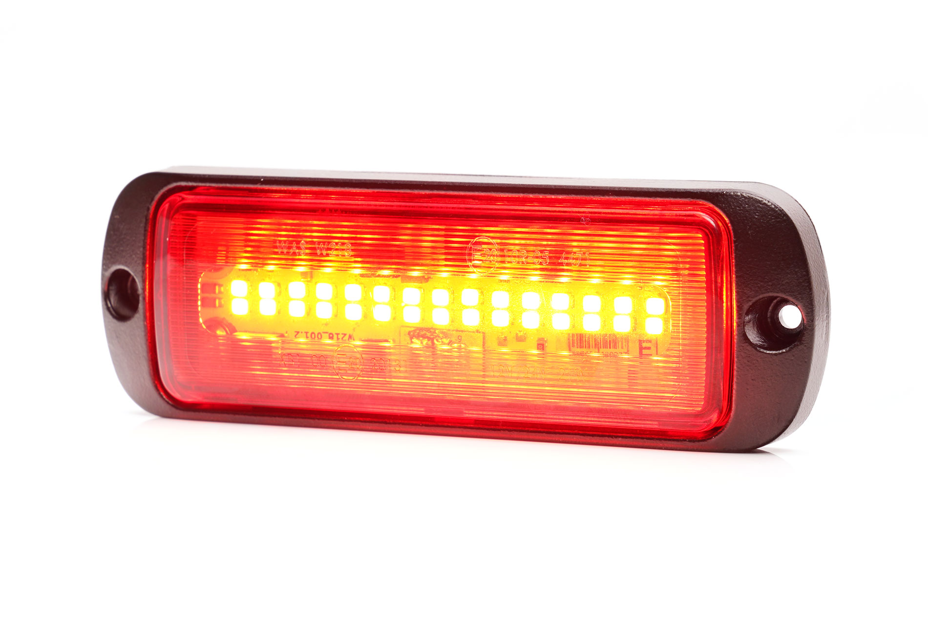 Villogó lámpa LED PIROS, 12-24V, 44x133mm 2065 W 218