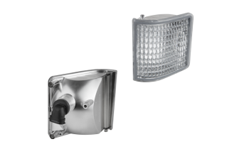 Beépíthetõ traktor munkalámpa + izzó, BAL oldali, John Deere