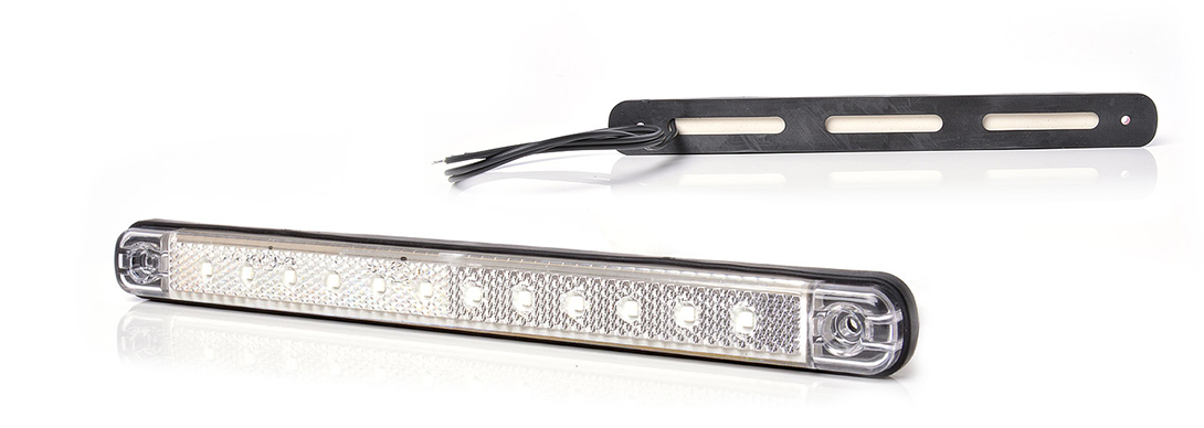 Első helyzetjelző csík LED-es 826 W115 12V-24V 380mmX0.75mm