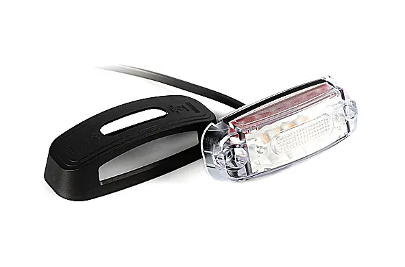 Oldalsó helyzetjelző LED 3 funkciós ( P-F-S) 12-36V, 0,5m kábel, 46x110mm FT-39