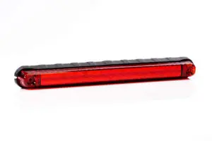 Helyzetjelző csík piros, vékony, 12-36V, 0,15m kábel, 142x28mm FT-92 C