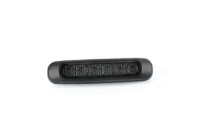 SÁRGA 6LED-es villogólámpa, sötétített búrával, 2 féle beépítőkerettel, 12-36V, max 8W, 6 funkciós 132x28mm, vast.:19mm, furattáv.:120mm FT-200 LED DARK
