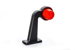 Szélességjelző, hosszú, RETRO stílus, LED-es, fehér-piros, 0,44 méteres vezetékkel, 12-36V, FT-147 FLB/C