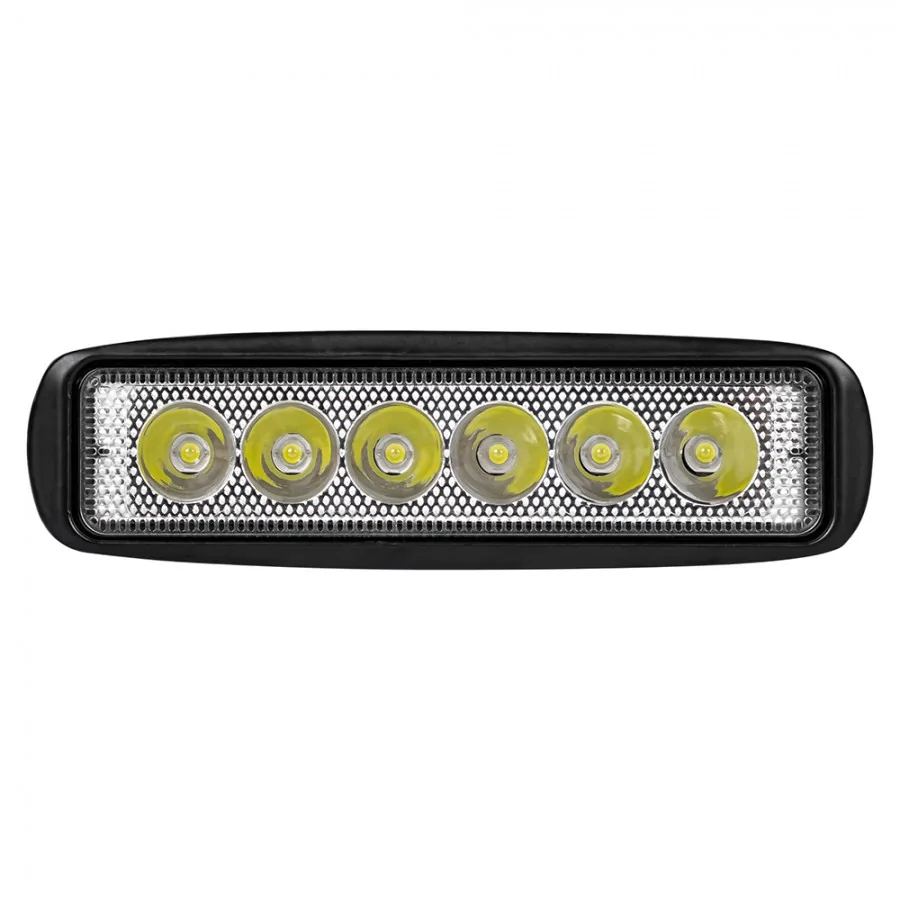 Munkalámpa keskeny 6 LED terítő 12-24V, 158x44mm