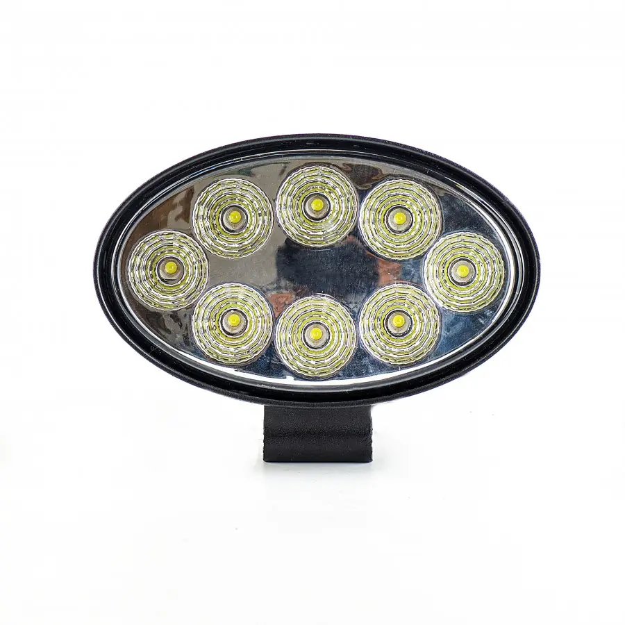 Munkalámpa 8LED ovál, 12-24V