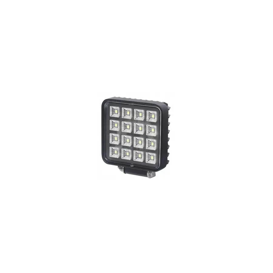 Munkalámpa 16LED négyzet+kapcsoló