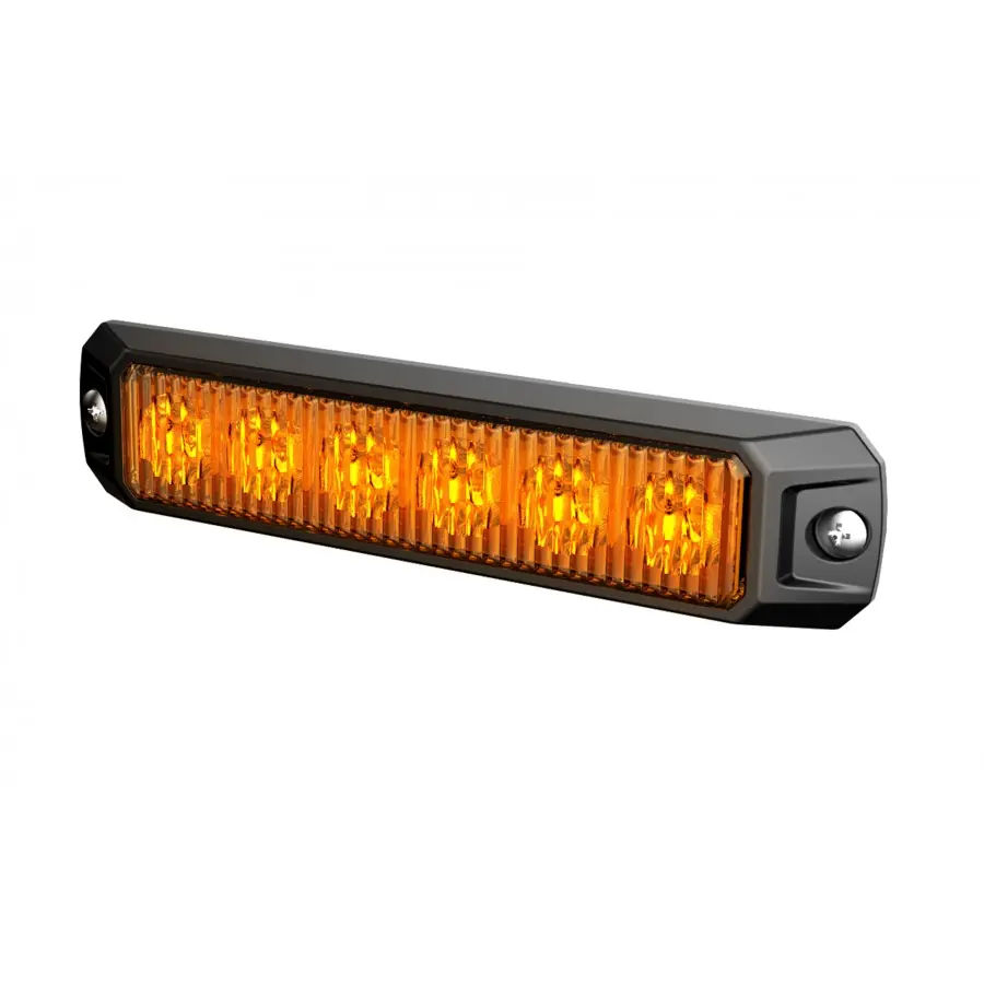 Villanó LED Lámpa Sárga stroboszkopos 7W Sárga R10 R65