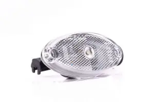 LED jelzőlámpa 12-36V fehér, reflektorral és 0,5m-es elektromos sugárral